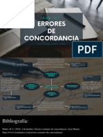 Errores de Concordancia