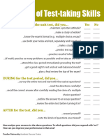 Inventory of Test-Taking Skills