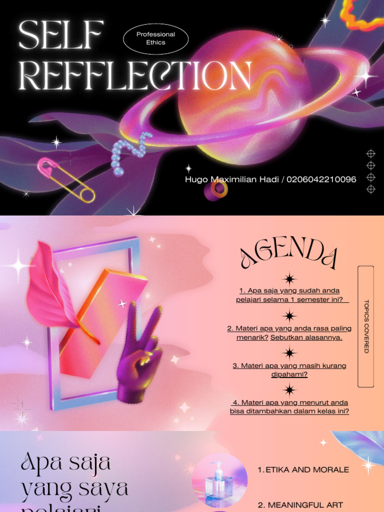 Self Refflection Professional Ethics | PDF | Karier & Perkembangan