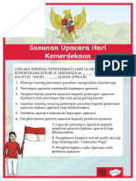 Susunan Upacara Bendera