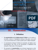 Logistique de Distribution - Chapitre III Manutention
