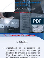 Logistique de Distribution - Chapitre IV Processus D'expédition