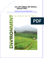 Environment 9th Edition 9th Edition Ebook PDF
