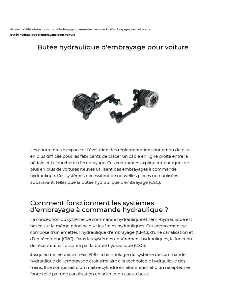 Butée Hydraulique D'Embrayage PARTSLINE SC61246 - Compatible Peugeot 5008, 508, Citroën, DS