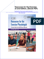 Acsms Resources For The Exercise Physiologist 2nd Edition Ebook PDF