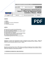 NPT 001-11-ProcedimentosAdministrativos-Parte2-Plano de Seguranca Contra Incendio e Panico