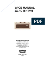 VOX AC15 HTVH Service Manual