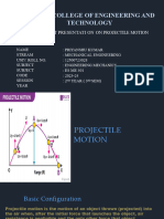 Naveen Kumar PPT On Projectile Motion