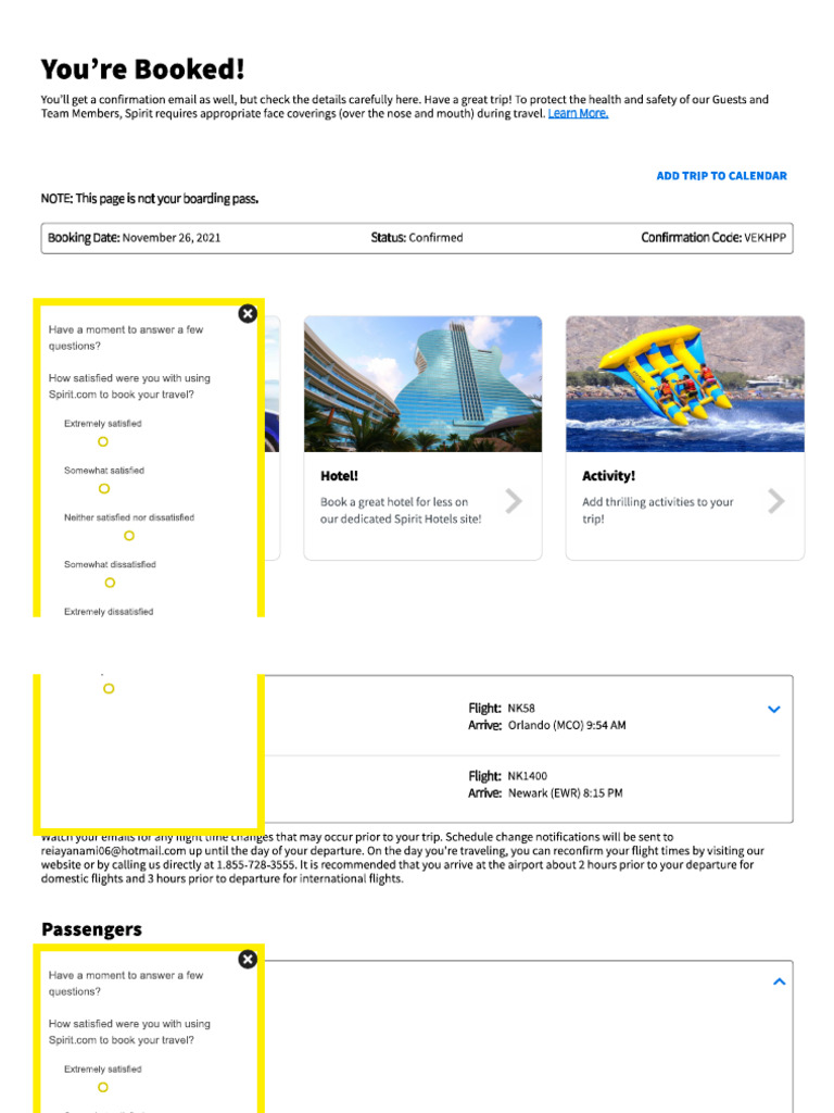 Booking Spirit Disney | PDF