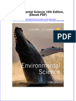 Environmental Science 16th Edition Ebook PDF