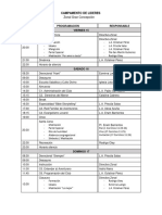 Programa Campamento Zonal