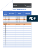 Plantilla Basica de Control de Inventario