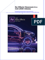 Adobe After Effects Classroom in A Book 2020 Release