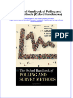 The Oxford Handbook of Polling and Survey Methods Oxford Handbooks