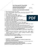 Relação Documentos Admissão V0124