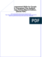 Essential Assessment Skills For Couple and Family Therapists The Guilford Family Therapy Series Reprint Edition Ebook PDF