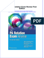 The Pa Rotation Exam Review First Edition