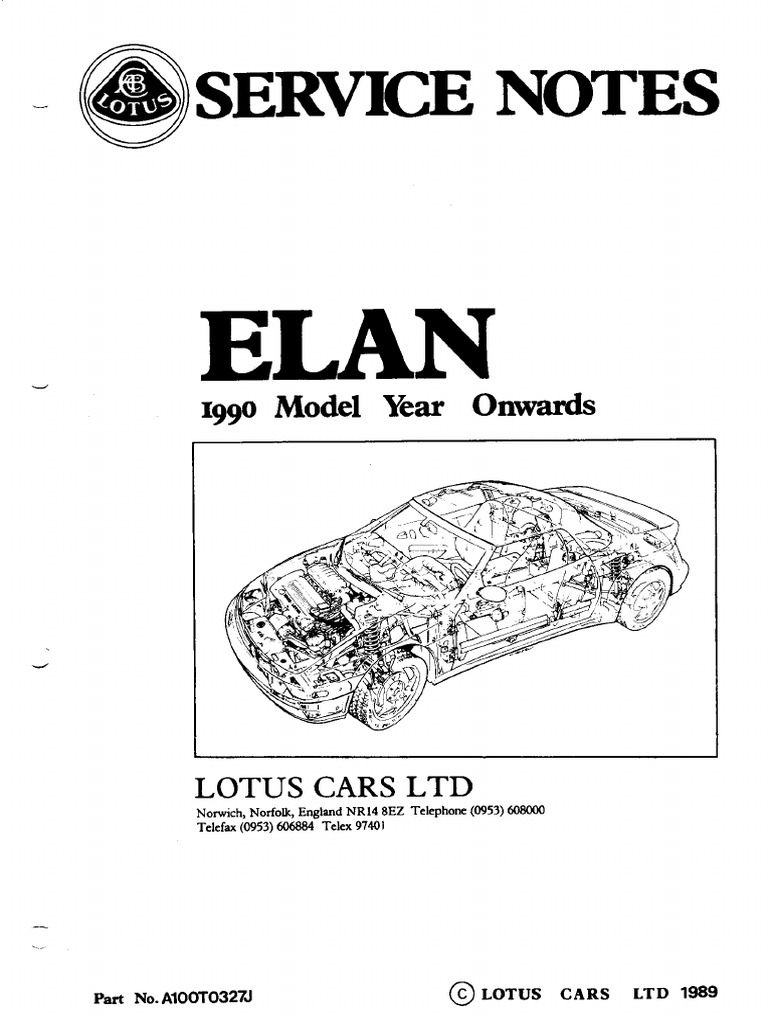 Lotus Elan m100 | PDF