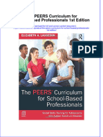 The Peers Curriculum For School Based Professionals 1st Edition