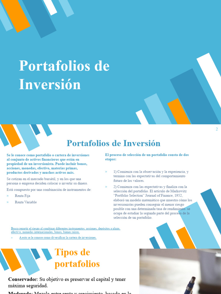 Portafolios de Inversión | PDF