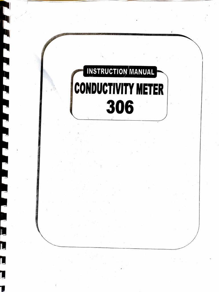 Conductivity Meter PDF Electrical Resistivity And Conductivity Analog To Digital Converter