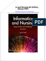 Informatics and Nursing 6th Edition Ebook PDF