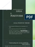 Philosophy of Law Legal Positivist Theory