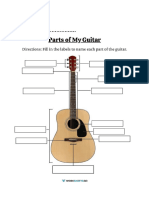 Worksheet Guitar Lesson