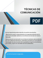 Tecnicas de Comunicacion