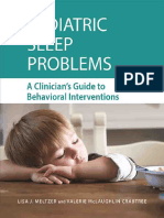 Pediatric Sleep Problems A Clinician's Guide To Behavioral Interventions
