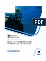 Normas Da Autoridade Máritima para Atividades Subaquática - normam-222-DPC
