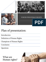 Presentation (Voices For Human Rights)