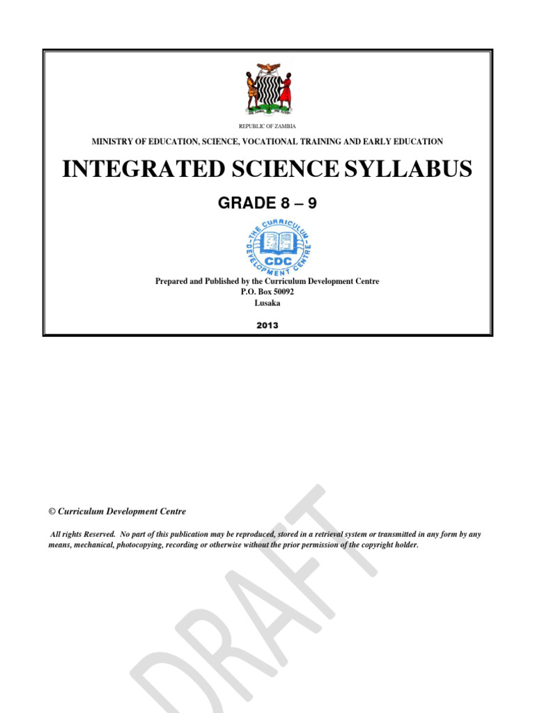 INT-SSCIENCE-SYLLABUS | PDF