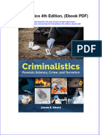 Criminalistics 4th Edition Ebook PDF