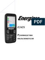 User Manual Energizer E242S
