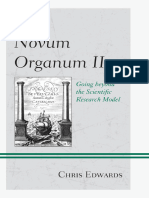 2014 Novum Organum Ii, Going Beyond The Scientific Research Model
