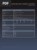 R4 Compact Player Hardware Technical Specs