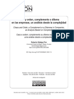 Hidalgo Flor - 2022 - Caos y Orden, Complemento o Dilema en Las Empresas