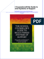 The School Counselors Guide to Multi Tiered Systems of Support