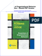 Essentials of Organizational Behavior 14th Edition Ebook PDF Version