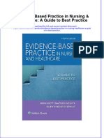 Evidence Based Practice in Nursing Healthcare A Guide To Best Practice