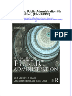 Introducing Public Administration 9th Edition Ebook PDF