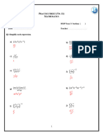 Answer Key of Y3 Mathematics Practice Sheet 11