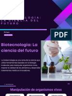 Biotecnología La Ciencia Del Futuro