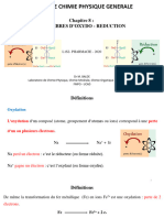 Chapitre 8 OXYDO-REDUCTION