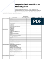 Cuestionario de Experiencias Traumáticas en Materia de Violencia de Género