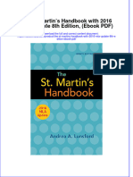 The ST Martins Handbook With 2016 Mla Update 8th Edition Ebook PDF