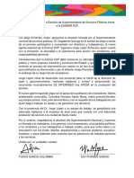 Comunicado de Apoyo A Decisión de Superintendente de Servicios Públicos Frente A La ESSMAR ESP Final 2