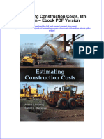 Estimating Construction Costs 6th Edition Ebook PDF Version