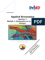 Applied Economics Module 1